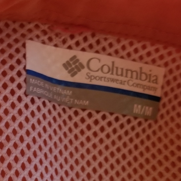 Columbia Long Sleeve Rust Orange M - Picture 2 of 4
